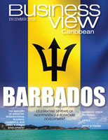 Business View Caribbean, December 2016 issue cover featuring Barbados