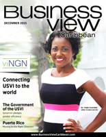 December 2015 issue cover for Business View Caribbean.