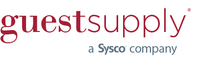 guest supply, a Sysco company logo.