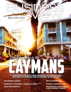 May 2018 Issue cover Business View Caribbean.