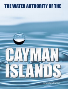 The Water Authority of the Cayman Islands brochure cover.
