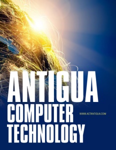Antigua Computer Technology brochure cover.