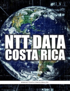 NTT Data Costa Rica brochure cover.