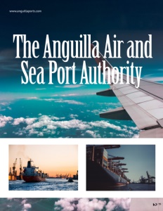 The Anguilla Air and Sea Port Authority brochure cover.