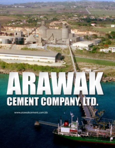 Arawak Cement Company Ltd. brochure cover.