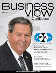 August 2015 Issue cover Business View Caribbean.