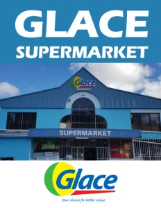 Glace Supermarket brochure cover.