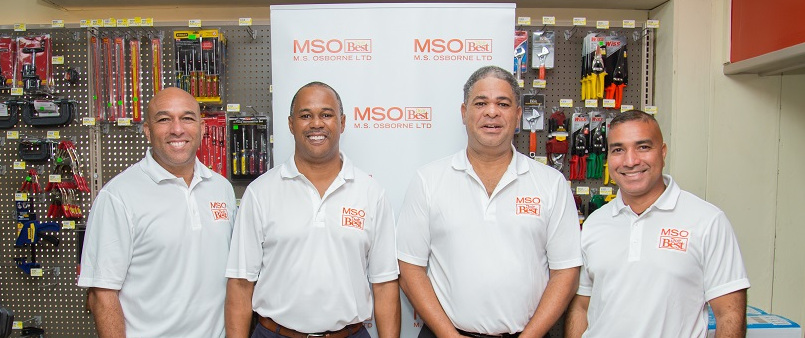 M.S. Osborne Ltd. Directors from left to right: Michael Osborne, Derek Osborne, Trevor Bristol, Vaughn Bahadur