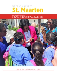 The Prime Minister of St. Maarten brochure cover.