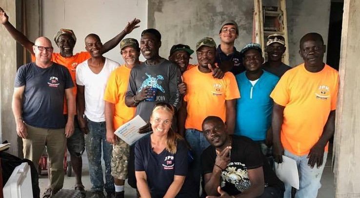 JPK Developement of the US Virgin Islands. Group photos of the crew.