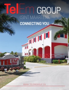TelEm Group Sint Maarten brochure cover.
