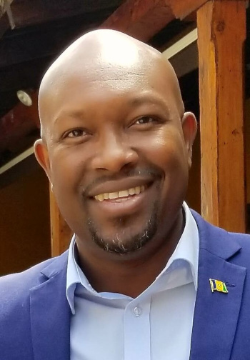 Headshot of Honourable Saboto Caesar, Minister of Agriculture, Forestry, Fisheries, Rural Transformation, Industry and Labour in St. Vincent and the Grenadines.