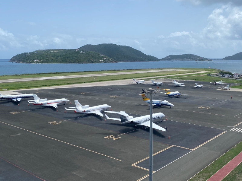 The British Virgin Islands Airports Authority Road Town Tortola BVI   The British Virgin Islands Airports Authority Road Town Tortola BVI Apron TBLIA Wx Marshaller 