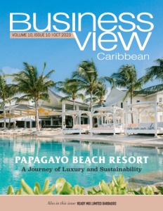 Oct 2023 cover of Business View Caribbean.