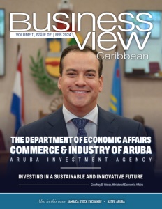 February 2024 cover of Business View Caribbean.