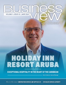 Latest cover of Business View Caribbean.