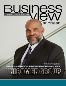 Latest cover of Business View Caribbean.