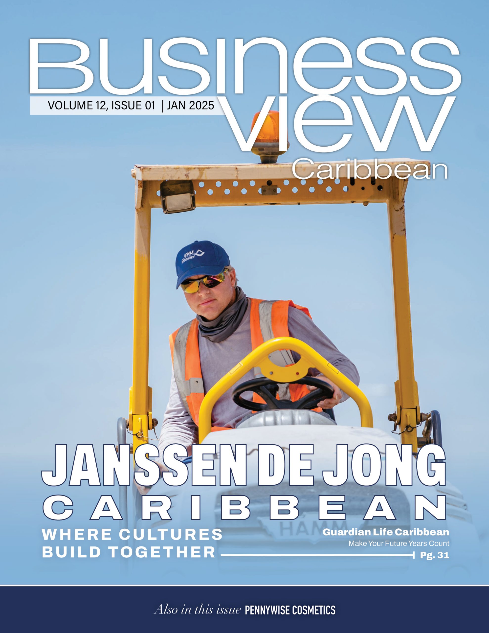 Latest cover of Business View Caribbean.