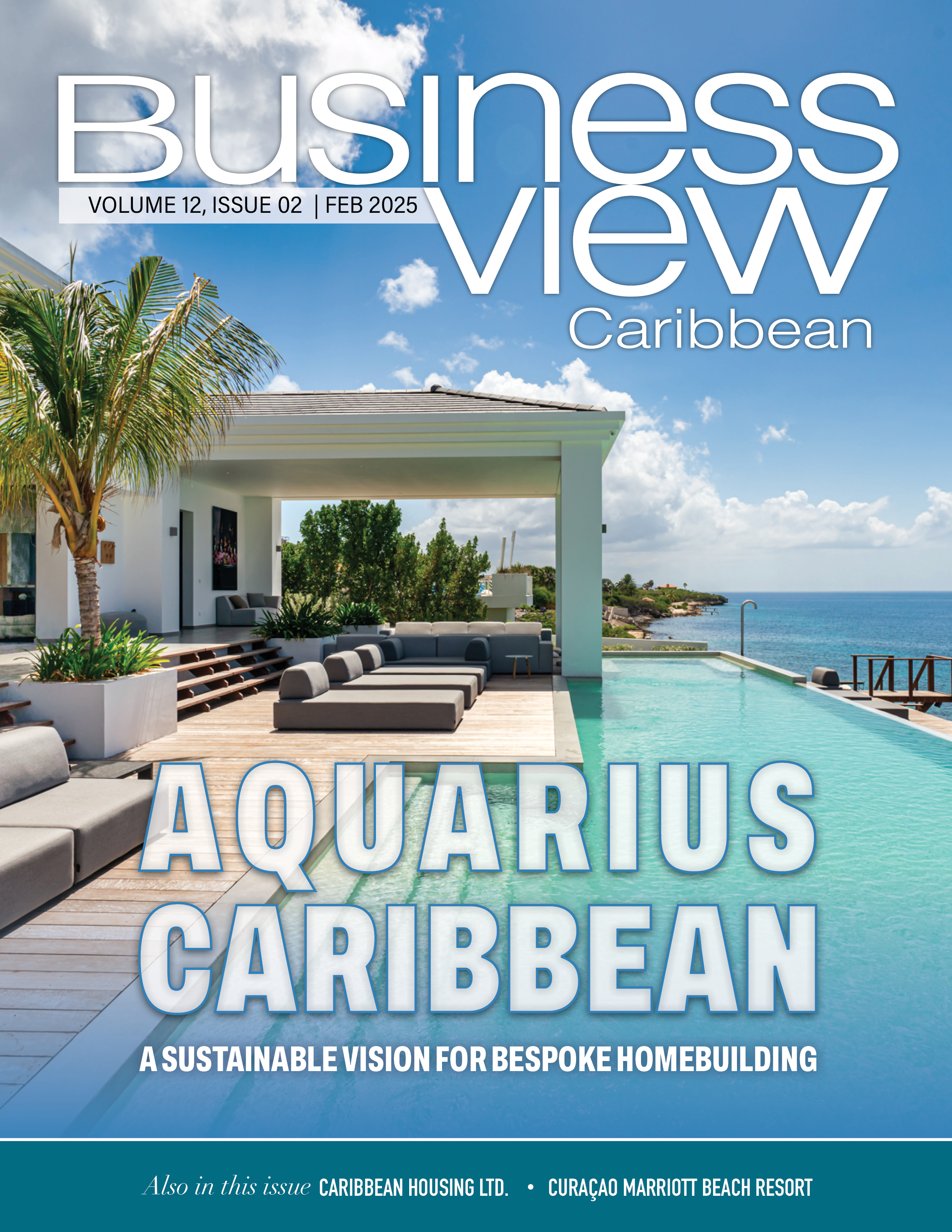 Latest cover of Business View Caribbean.