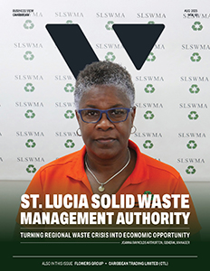 Latest cover of Business View Caribbean.